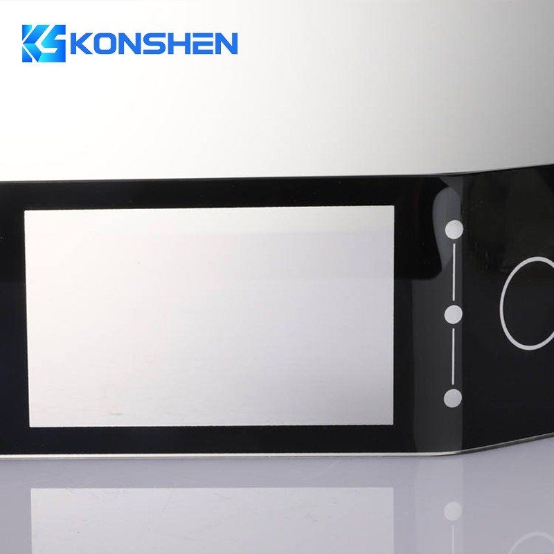 Curved Tempered Touch Glass Panel for Display